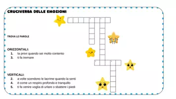 anteprima - Esercizi - Cruciverba delle Emozioni - Pagina 2