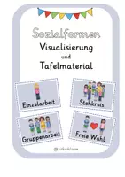 Vorschau - Präsentationen/Tafelbilder - Sozialformen: Visualisierung und Tafelmaterial - Deckblatt