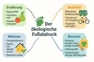 Vorschau - Arbeitsblätter - Arbeitsblatt "Der ökologische Fußabdruck" + interaktive Lösung & MP3 + Mindmap + Infografik - Seite 2