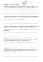 Vorschau - Arbeitsblätter - Hohlmaße ausprobieren - Deckblatt