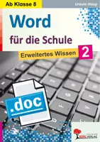 Vorschau - Arbeitsblätter - Word für die Schule Band 2 | Informatik Sekundarstufe I II Klasse 8–13 | Textverarbeitung, Bewerbung, Geschäftsbrief, Faltblatt, Schritt-für-Schritt, Lösungen, Kopiervorlagen - Deckblatt