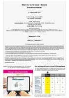 Vorschau - Arbeitsblätter - Word für die Schule Band 2 | Informatik Sekundarstufe I II Klasse 8–13 | Textverarbeitung, Bewerbung, Geschäftsbrief, Faltblatt, Schritt-für-Schritt, Lösungen, Kopiervorlagen - Seite 1