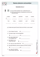 Vorschau - Arbeitsblätter - Sonst bist du dran Literaturseiten | Begleitmaterial Lektüre, Mobbing, Textarbeit, Grammatik, Leseverstehen | Deutsch Grundschule Sekundarstufe Klasse 4-7 Lösungen - Seite 3