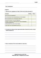 Vorschau - Arbeitsblätter - Die Linde - Arbeitsblätter und Lösungen PDF - Deckblatt