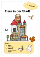 Vorschau - Arbeitsblätter - Tiere in der Stadt - 1. Klasse - Seite 1