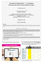 Vorschau - Arbeitsblätter - So werde ich Sprachprofi Klasse 7-8 | Wortschatz erweitern, Wortbedeutung, Wortquiz, Wörterbucharbeit, Sprachdefizite, Ausdrucksvermögen | Deutsch Sekundarstufe I Förderung Lösungen - Seite 1