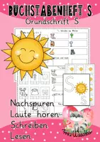 Vorschau - Arbeitsblätter - Buchstabenheft / Buchstabeneinführung S - Grundschrift - Deckblatt