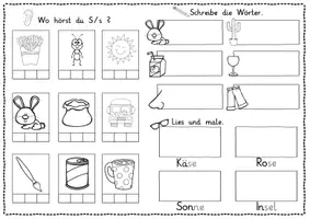 Vorschau - Arbeitsblätter - Buchstabenheft / Buchstabeneinführung S - Grundschrift - Seite 2