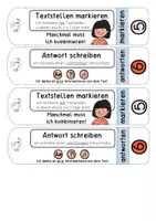Vorschau - Fördermaterial/Inklusion - Lesefächer und Merkblatt (Fragen zum Text, Lesestrategien) - Seite 2
