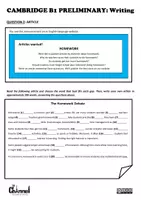 Vista previa - Hojas de trabajo - B1 PRELIMINARY – WRITING TASKS: Email, Article & Story (9) - página 2