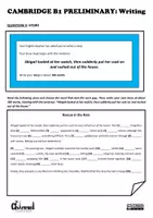 Vista previa - Hojas de trabajo - B1 PRELIMINARY – WRITING TASKS: Email, Article & Story (9) - página 3