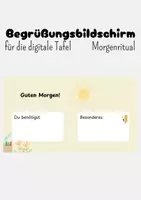 Vorschau - Präsentationen/Tafelbilder - Materialpaket Begrüßungsbildschirme Morgenritual - Seite 3