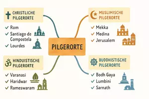 Vorschau - Arbeitsblätter - Arbeitsblätter zum Thema "Pilgerorte" + Lösung & MP3 + Mindmap + Infografik - Seite 2