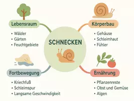 Vorschau - Arbeitsblätter - Lernposter + Arbeitsblatt "Schnecken" + Onlineübung & MP3 + Mindmap + Infografik - Seite 3