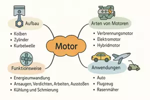 Vorschau - Arbeitsblätter - Arbeitsblatt "Motor" + Onlineübung & MP3 + Mindmap + Infografik - Seite 2