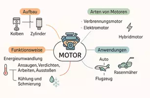 Vorschau - Arbeitsblätter - Arbeitsblatt "Motor" + Onlineübung & MP3 + Mindmap + Infografik - Seite 3