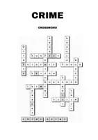 Vorschau - Arbeitsblätter - Crime Crossword - Seite 1