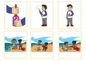 Aperçu - Cartes / Images - Images séquentielles sur l'été - Maternelle - Page 2