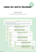 Vorschau - Unterrichtsreihen - Sequenzplan: Gewässer - HSU 3/4, mit Lehrplan Bezug (Bayern) - Deckblatt