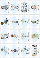 Vorschau - Spiele - Verbs Pantomime - Picture Cards and Board Game - Seite 1