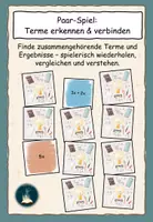 Vorschau - Spiele - Terme Zusammenfassen - Paarspiel - Deckblatt
