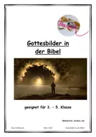 Vorschau - Arbeitsblätter - Gottesbilder in der Bibel - Deckblatt