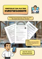 Vorschau - Stundenentwürfe - Nie wieder keine Ahnung: Malerei, Fragenblätter-Bundle zu allen 4 Teilen - Seite 1