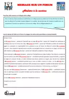 Vista previa - Hojas de trabajo - MESSAGE SUR UN FORUM – ATELIERS À LA CANTINE (Conjugaison) - página 3