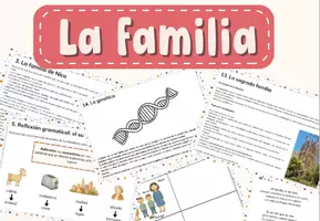 Vista previa - Unidades / Secuencias / Situaciones de Aprendizaje - Situación de Aprendizaje: La familia - Portada