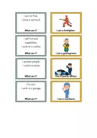 Προεπισκόπηση - Flashcards - Jobs/ Επαγγέλματα - Εξώφυλλο