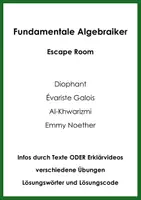 Vorschau - Spiele - Fundamentale Algebraiker (Escape Room) - Deckblatt