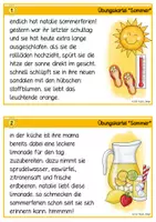 Vorschau - Arbeitsblätter - Übungskartei Groß-& Kleinschreibung - Sommer - Seite 2