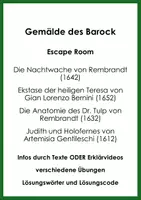 Vorschau - Spiele - Gemälde des Barock (Escape Room) - Deckblatt