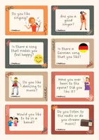 Vorschau - Bildkarten - Convesation cards - Let's talk about music - Seite 2