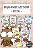 Vorschau - Anderer Materialtyp - Eulenklasse - Lesezeichen - Deckblatt