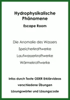 Vorschau - Arbeitsblätter - Hydrophysikalische Phänomene (Escape Room) - Deckblatt