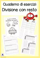 anteprima - Esercizi - Quaderno di esercizi: Divisione con resto - Pagina 1