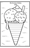 Vorschau - Arbeitsblätter - Summer Holiday - Writing Templates - Seite 3