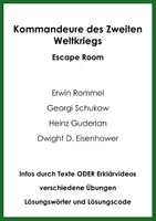 Vorschau - Spiele - Kommandeure des Zweiten Weltkriegs (Escape Room) - Deckblatt