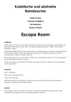 Vorschau - Arbeitsblätter - Kubistische und abstrakte Bahnbrecher (Escape Room) - Seite 1