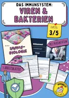 Vorschau - Arbeitsblätter - Unsichtbare Eindringlinge: Viren & Bakterien (Immunsystem / Immunbiologie / Biologie) - Deckblatt