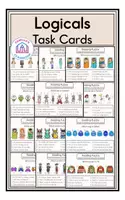 Vorschau - Arbeitsblätter - Logicals - Task Cards - Deckblatt