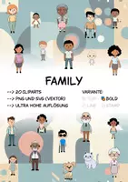 Vorschau - selbst erstellte Cliparts/Grafiken - Familie (BUNDLE) - ClipArt Paket - Seite 3