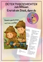 Vorschau - Arbeitsblätter - Tandemlesen - Detektivgeschichte zum Mitlesen - Deckblatt