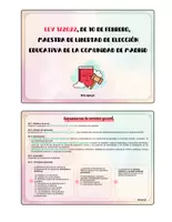 Vista previa - Para docentes: organización, planificación y formación - Ley 1/2022, de 10 de febrero, Maestra de libertad de elección educativa (CAM) - Portada