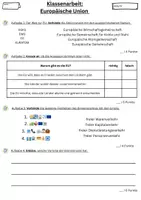 Vorschau - Test - Klassenarbeit EU, inklusive LE Version - Seite 3