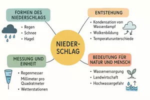 Vorschau - Arbeitsblätter - Arbeitsblätter zum Thema "Niederschlag" + Lösung & MP3 + Mindmap + Infografik - Seite 2