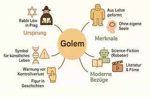 Vorschau - Arbeitsblätter - Arbeitsblätter zum Thema "Golem" + Lösung & MP3 + Mindmap - Seite 3