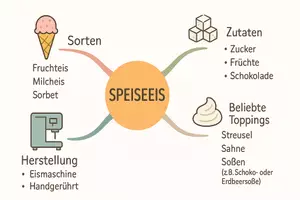 Vorschau - Arbeitsblätter - Lernposter + Arbeitsblätter zum Thema "Speiseeis" + Lösung & MP3 + Mindmap + Infografik - Seite 3