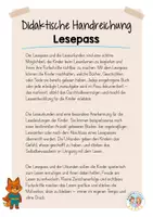 Vorschau - Arbeitsblätter - Fuchsklasse: Lesepass & Leseurkunden - Seite 1